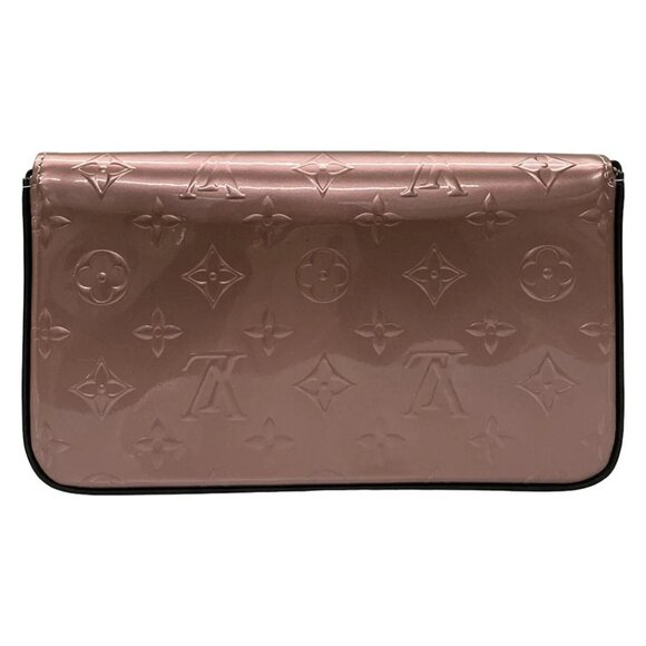 Auth LOUIS VUITTON Pochette Felice M69793 Rose Pearl Monogram Vernis - FH5210 - Picture 3 of 14